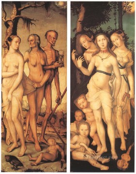 ハンス・バルドゥン Painting - 人間の三時代と三美神 ルネサンスの裸婦画家 ハンス・バルドゥン